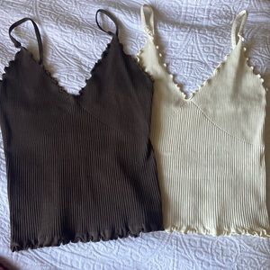 2PC Free People Easy to Love adjustable tank bundle